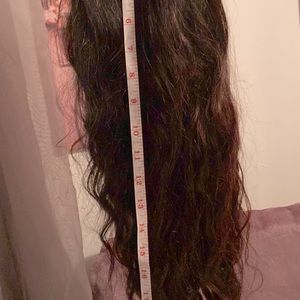 Human hair wig with low lights